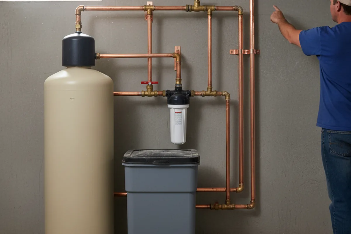 Whole-house water treatment system installed in Graham